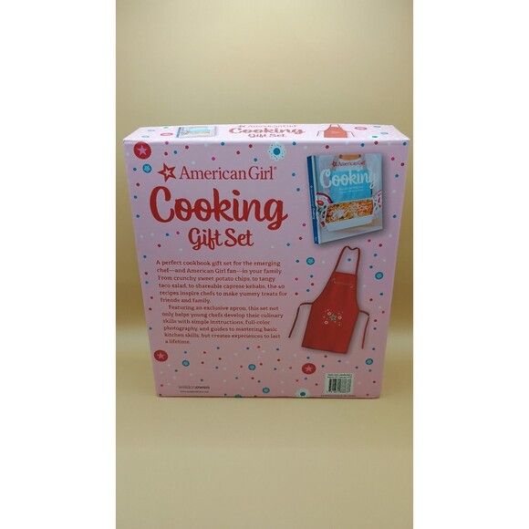 American Girl Cooking Gift Set With Hardcover Cookbook And Apron - Picture 3 of 5